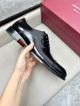 Ferragamo Man Black Calfskin Business Leather Shoes 0428116 (6)_th.jpg